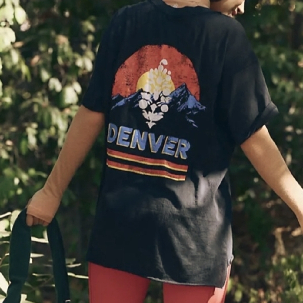 Fp Movement Inspire Graphic Boyfriend Tunic Denver Combo